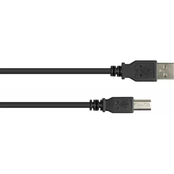 GoodConnections USB 2.0 Typ A auf Typ B Kabel, 5m, Schwarz 2510-5OFS