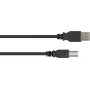 GoodConnections USB 2.0 Typ A auf Typ B Kabel, 5m, Schwarz 2510-5OFS
