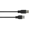 GoodConnections USB 3.0 Verlängerungskabel – A-Stecker auf A-Buchse, 1,8 m, Schwarz (2711-S02)