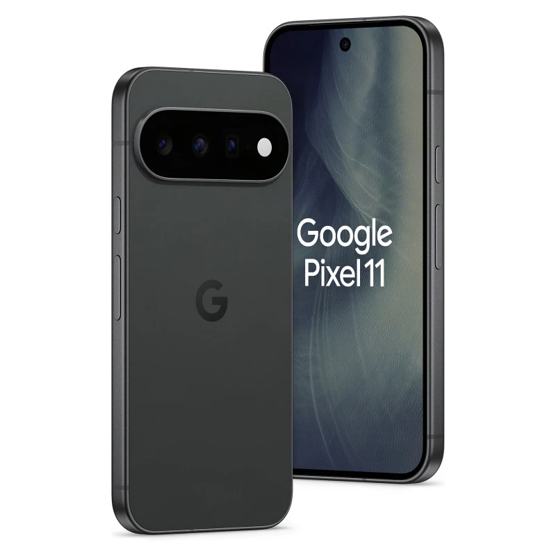 Google Pixel 11 5G Smartphone, 6,3 Zoll OLED 120Hz, 12GB RAM, 256GB Speicher, Dual-SIM, Obsidian, Android 15, EU/UK