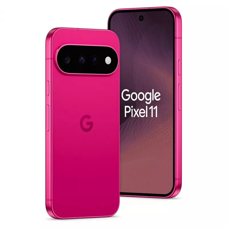 Google Pixel 11 5G Smartphone, 6,3 Zoll OLED 120Hz, 12GB RAM, 512GB, Triple-Kamera 48MP, Dual-SIM, Hibiskus