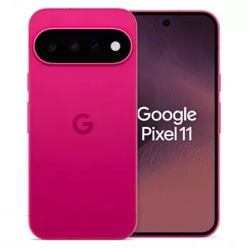 Google Pixel 11 5G Smartphone, 6,3 Zoll OLED 120Hz, 12GB RAM, 512GB, Triple-Kamera 48MP, Dual-SIM, Hibiskus