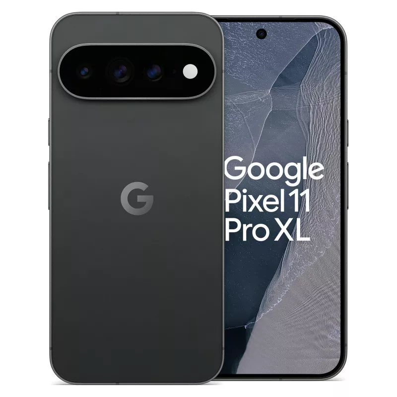 Google Pixel 11 Pro XL 5G Smartphone, 12GB RAM, 256GB Speicher, Obsidian, Dual-SIM, 6,8 Zoll OLED 120Hz Display, Android 16