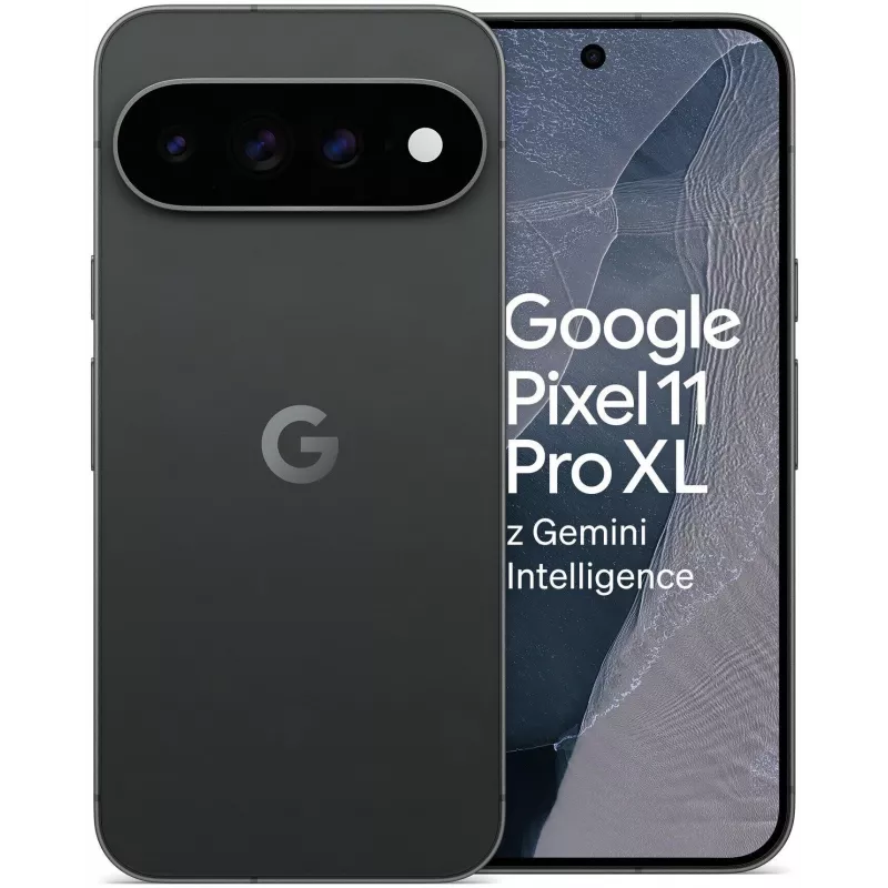 Google Pixel 11 Pro XL 5G Smartphone, 12GB RAM, 256GB Speicher, Obsidian, Dual-SIM, 6,8 Zoll OLED 120Hz Display, Android 16