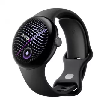 Google Pixel Watch 5 41mm BT Obsidian Smartwatch mit Fitbit-Integration, GPS, Herzfrequenz, EKG, SpO2, 5 ATM Wasserbeständigkeit, Wear OS, 32GB Speicher