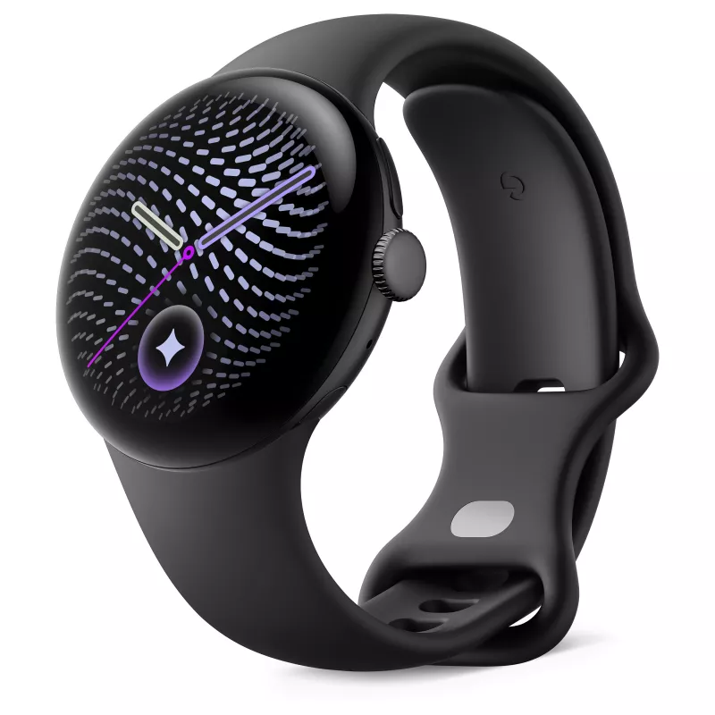 Google Pixel Watch 5 41mm BT Obsidian Smartwatch mit Fitbit-Integration, GPS, Herzfrequenz, EKG, SpO2, 5 ATM Wasserbeständigkeit, Wear OS, 32GB Speicher