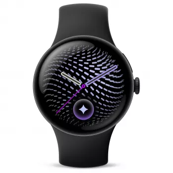 Google Pixel Watch 5 41mm BT Obsidian Smartwatch mit Fitbit-Integration, GPS, Herzfrequenz, EKG, SpO2, 5 ATM Wasserbeständigkeit, Wear OS, 32GB Speicher