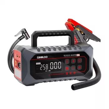 GOOLOO A7 4000A Jump Starter mit Luftpumpe 88.8Wh 150 PSI