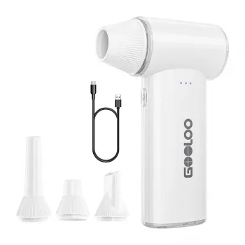 GOOLOO F3 Elektrogebläse - 130.000 U/min, 7500mAh, USB-C, Weiß