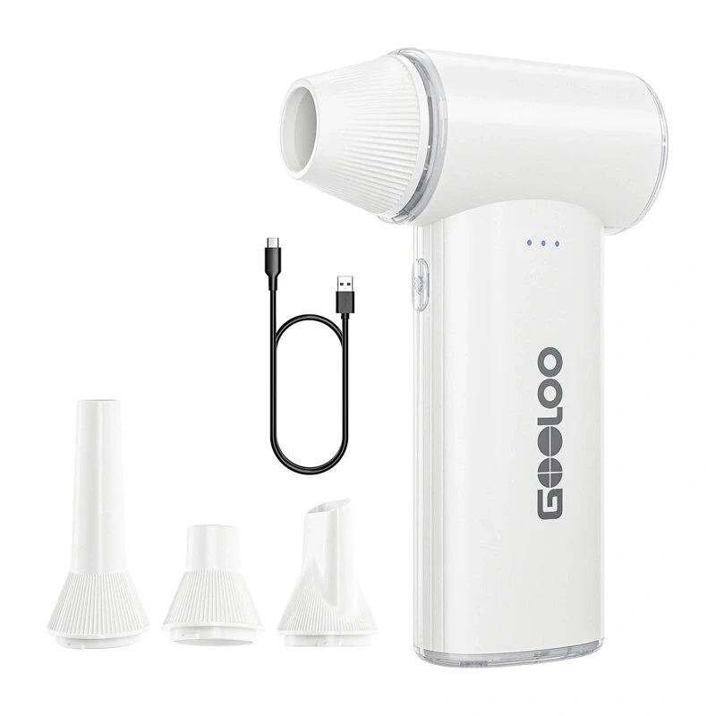 GOOLOO F3 Elektrogebläse - 130.000 U/min, 7500mAh, USB-C, Weiß