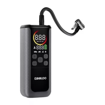 GOOLOO GT160 Dual Reifenfüller | 12V DC, 150 PSI, Digitalanzeige, 70 L/min, Auto-Stopp, LED-Arbeitslicht