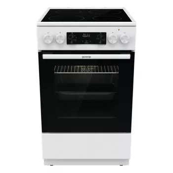 Gorenje GEC 5C41 WG Freistehender Elektroherd – Weiß, 50 cm, 70 L, 9 Funktionen