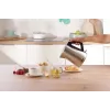 Gorenje K17OS Kabelloser Wasserkocher, 1,7 L, 2200 W, Edelstahl / Schwarz