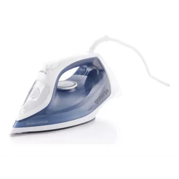 Gorenje SIK2200WB Dampfbügeleisen, 2200W, 450ml Tank, Keramiksohle, Blau/Weiß