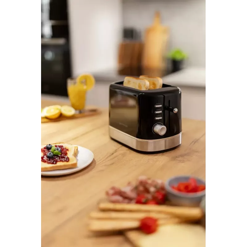 Gorenje T800DB 2-Scheiben-Toaster, 800 W, 7 Bräunungsstufen, Schwarz