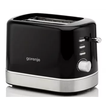 Gorenje T800DB 2-Scheiben-Toaster, 800 W, 7 Bräunungsstufen, Schwarz