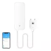 GOSUND S5 WiFi Smart Water Leak Sensor mit Tuya App-Benachrichtigungen, 2,4 GHz, IP67-Sonde, Weiß