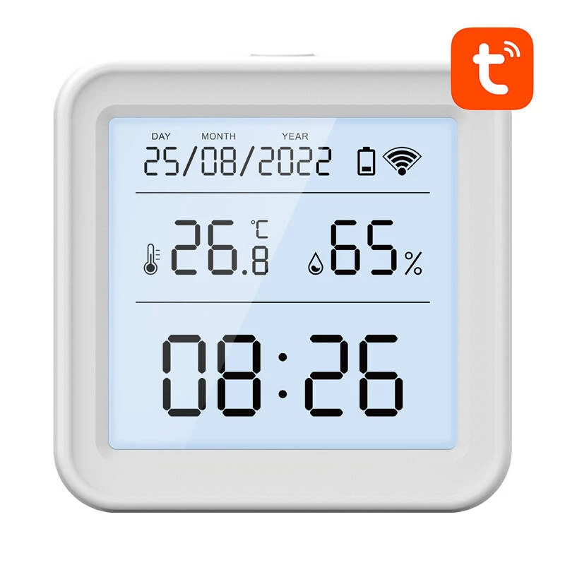 Gosund S6 Smart Wi-Fi Temperatur- und Luftfeuchtigkeitssensor mit LCD-Display, Tuya-kompatibel