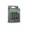GP Batterie (AA) Wiederaufladbar ReCyko+ Pro Fast Flash, NiMH, 4er Blister, 2000mAh