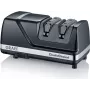 Graef CX 110 (CX110DE) Elektrischer Messerschärfer – 60W, 2-stufig Diamant & Keramik, Schwarz
