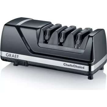 Graef CX125DE Elektrischer Messerschärfer Schwarz-Grau