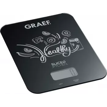 Graef KS202EU DeliKitchen Digitale Küchenwaage Schwarz