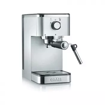 GRAEF Salita ES400EU Portafilter Espressomaschine, 15 bar, 1400 W, Silber