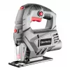 Graphite 58G047 800 W Stichsäge mit Laserführung, LED-Licht, Pendelhub, werkzeuglosem Sägeblattwechsel, 80 mm Holzschnitttiefe, 230 V