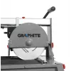 Graphite 59G892 Elektrische Fliesenschneidemaschine 1500W, 250mm Sägeblatt, 1200mm Schnittlänge, Tisch 1230x460mm