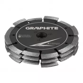GRAPHITE Kombiniertes Schleifrad für 59G371 Multi-Schärfer, 50 x 10 x 8 mm, Aluminiumoxid