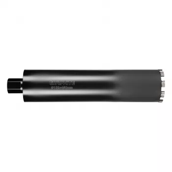 GRAPHITE Diamant-Kernbohrer für Bohrständer 58G540 102 mm x 450 mm, 9 Segmente, M22-Gewinde
