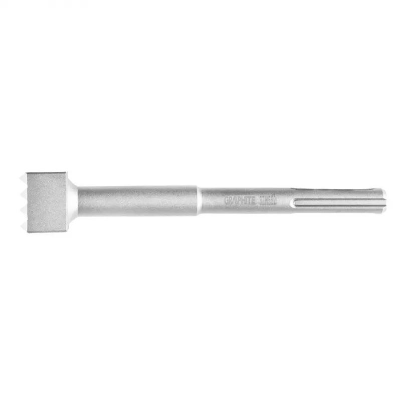 GRAPHITE SDS Max Bush Hammer Bit 40 x 40 mm, 16 Hartmetallspitzen