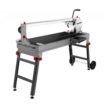 GRAPHITE Fliesenschneider 1200 W, 250 mm Diamanttrennscheibe, 920 mm Schnittlänge, Wasser-kühlung, Laserführung