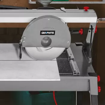 GRAPHITE TOP-59G891 Manueller Fliesenschneider 600 mm mit Hartmetall-Radscheibe