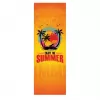 GRB GreenBlue GB183 Klassischer Buchenholz-Liegestuhl mit Enjoy The Summer Aufdruck
