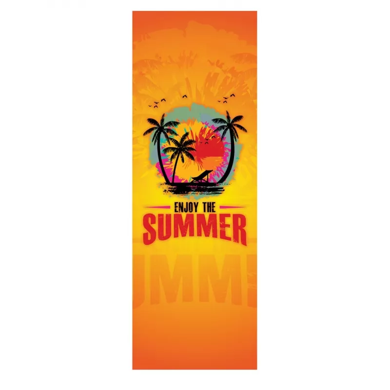 GRB GreenBlue GB183 Klassischer Buchenholz-Liegestuhl mit Enjoy The Summer Aufdruck