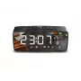 GRB Greenblue GB200 Bluetooth Radiowecker mit FM, Temperatur, Luftfeuchtigkeit, Alarm, Schlummerfunktion, LED-Anzeige, Schwarz/Grau