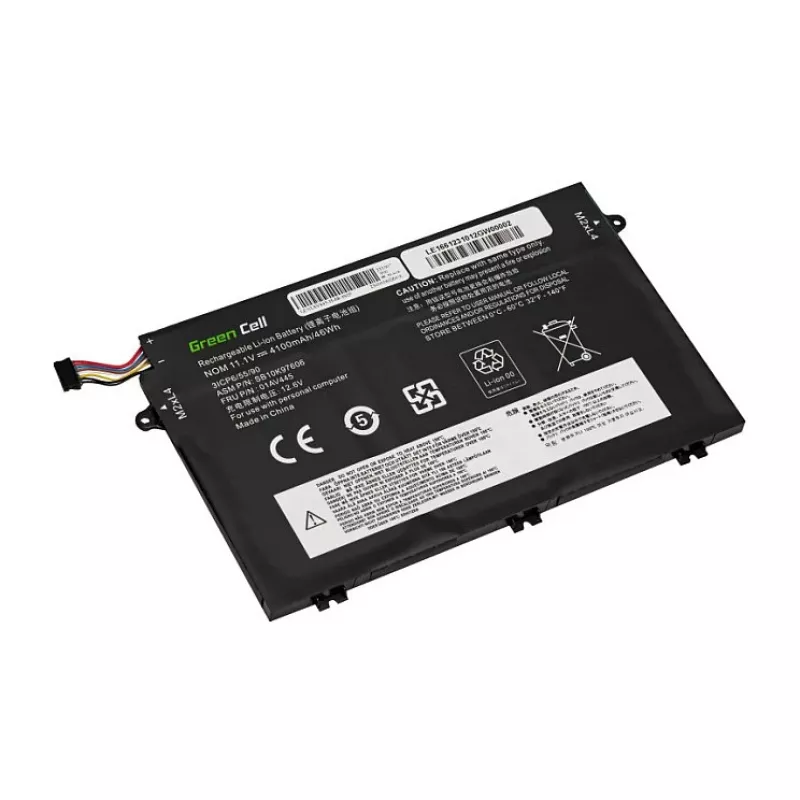 Green Cell Akku L17C3P51 L17L3P51 L17M3P51 L17M3P52 für Lenovo ThinkPad E480 E485 E490 E495 E580 E585 E590 E595 - 11.1V 4400mAh