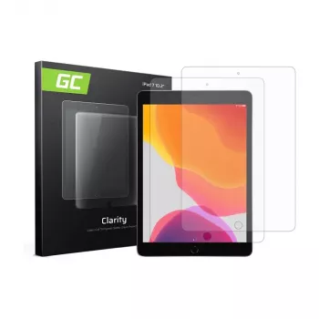 Green Cell GC Clarity Displayschutzfolie für iPad 7 10.2 (2019) – Ultraklare PET-Folie, kratzfest, blasenfrei