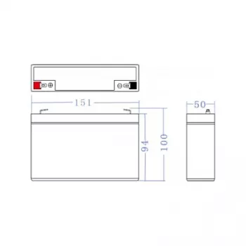 Green Cell Ersatzbatterie AGM34 6V 14Ah AGM Vlies-Bleiakku