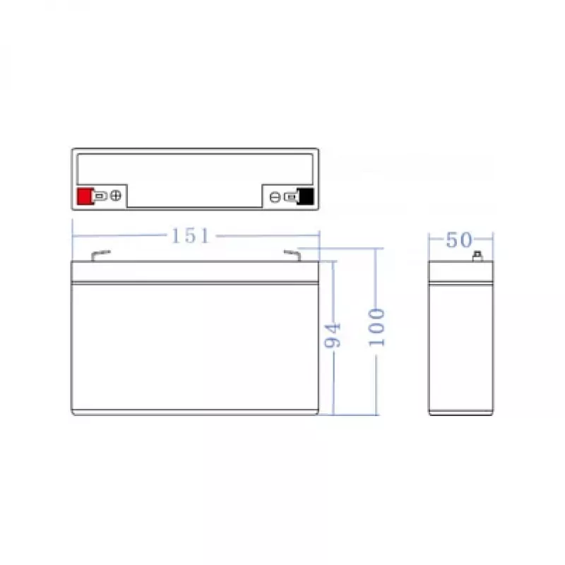 Green Cell Ersatzbatterie AGM34 6V 14Ah AGM Vlies-Bleiakku