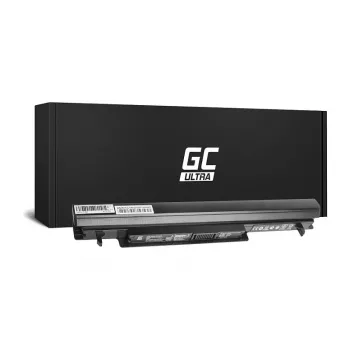 Green Cell ULTRA Laptop-Akku AS47ULTRA für Asus K56 R505 S46 S56 – 14.4V 3400mAh, 49Wh, 4-Zellen Li-Ion, Schwarz