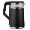 GREENBLUE Kabelloser Wasserkocher GB670 B 1,7L 2200W Schwarz/Silber