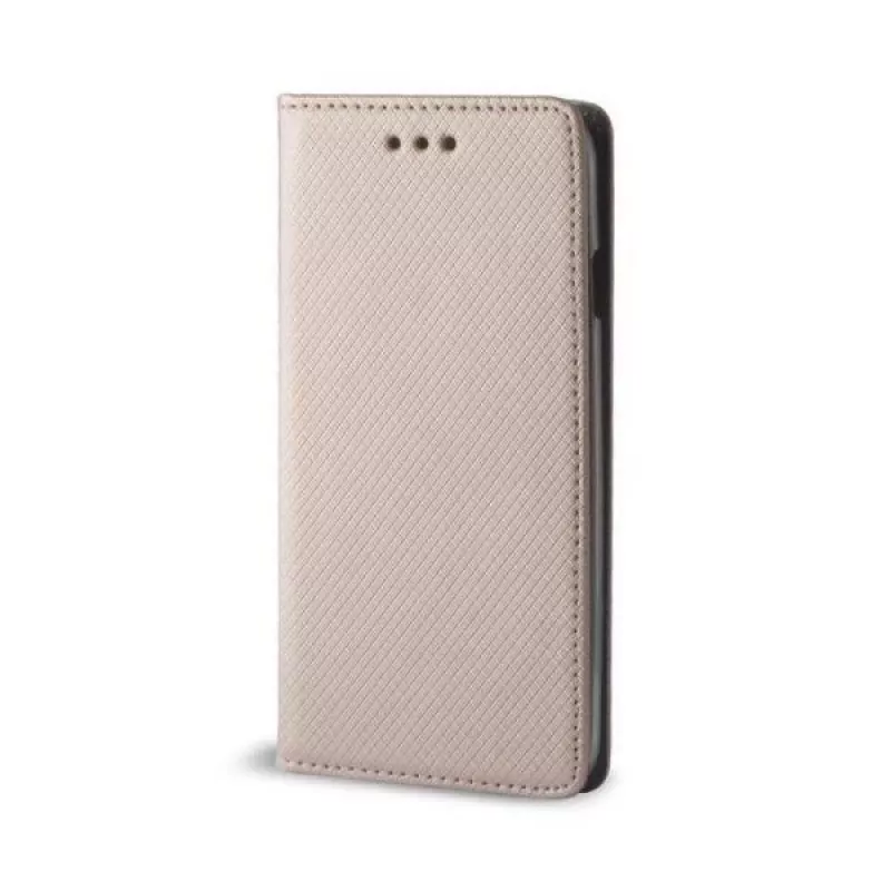 GreenGo LG X Power Smart Magnet Gold Wallet Case