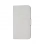GreenGo Universal Smart Flip Cover Wallet Case für 5,2-5,8 Zoll Smartphones, Weiß