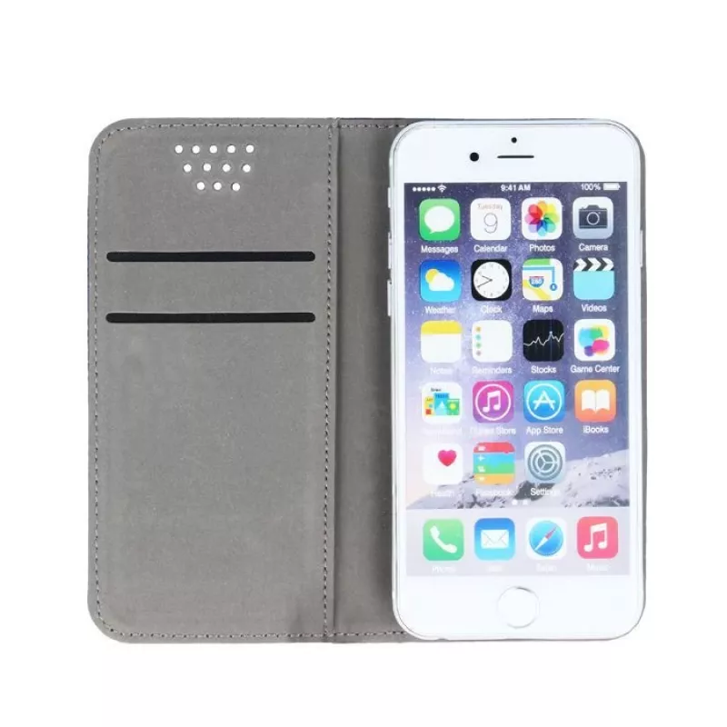 GreenGo Universal Smart Magnet Car Phone Holder 4.5-5.0 inch Silver