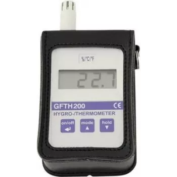 Greisinger ST-KF Tragetasche für Handmessgeräte, schwarzes Nylon, Gürtelschlaufe, Reißverschluss, 160 x 85 x 35 mm 605318
