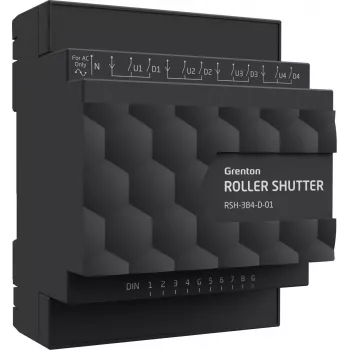 Grenton RSH-384-D-01 4-Kanal-Rollladensteuermodul (DIN-Schiene, TF-Bus)