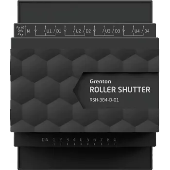 Grenton RSH-384-D-01 4-Kanal-Rollladensteuermodul (DIN-Schiene, TF-Bus)