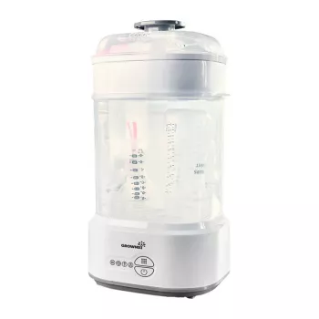 Grownsy Flaschensterilisator mit Trockner (Grau)